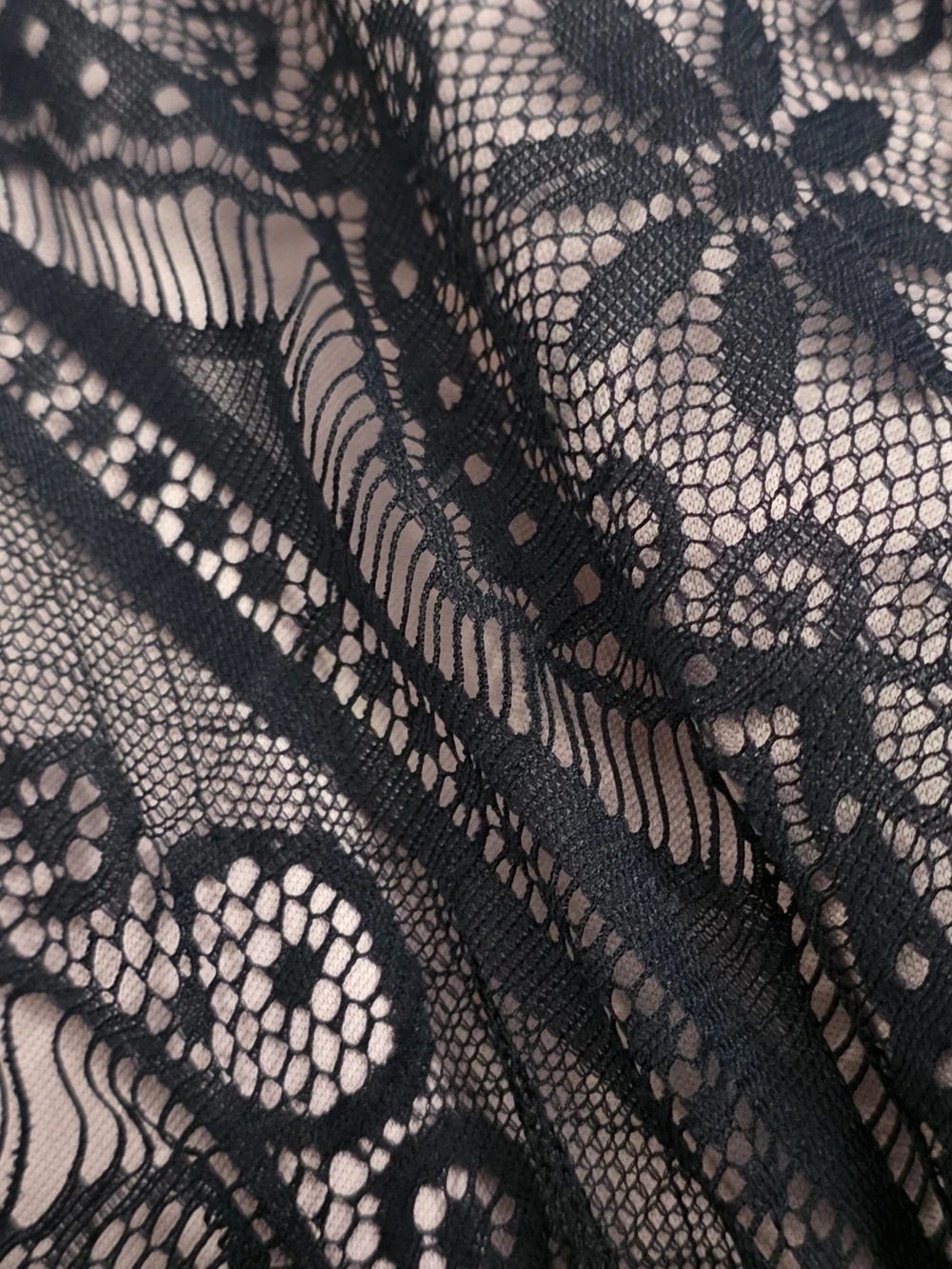 Dress Barn Black and Cream Midi Dress